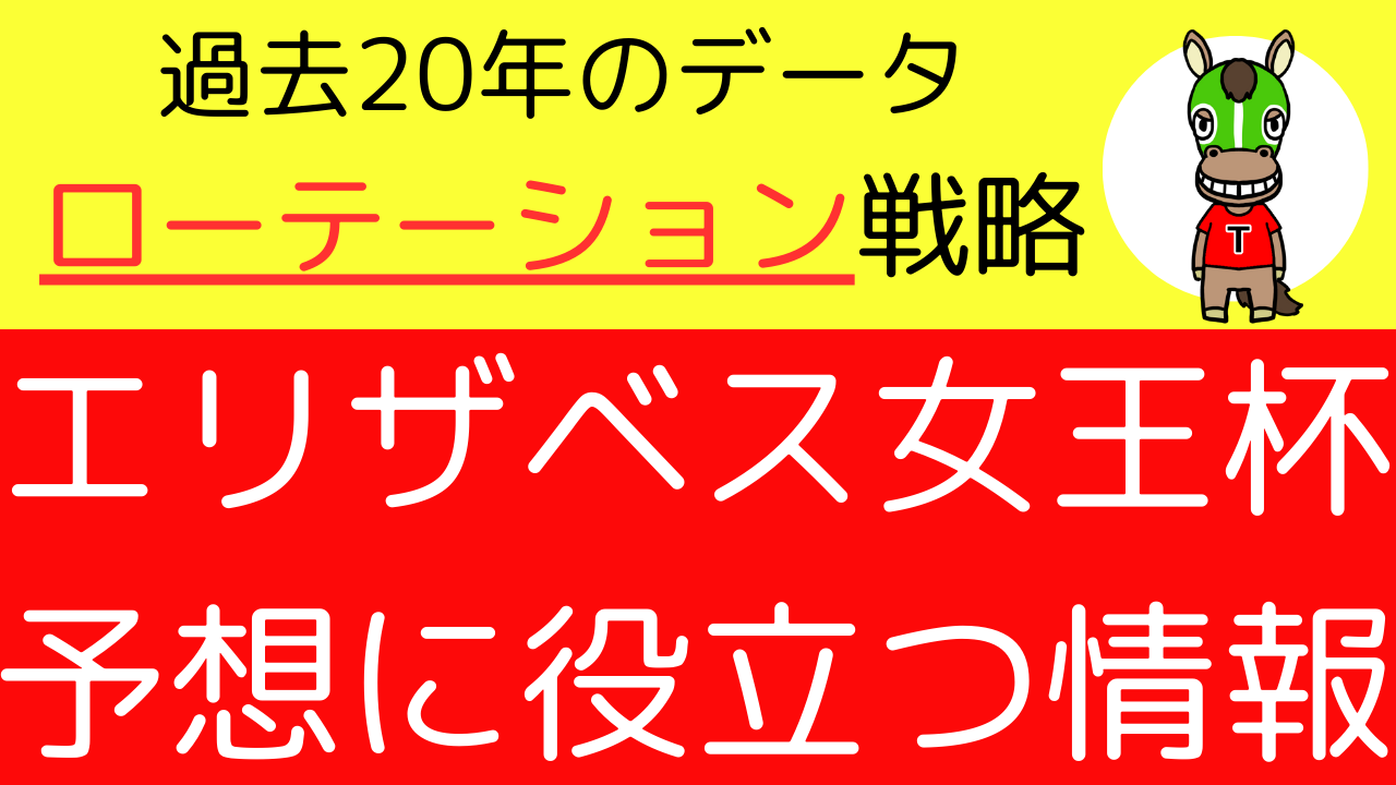 2023年 第48回エリザベス女王杯 【過去20年のデータ】から勝ち馬を予想